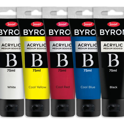 Jasart Byron Acrylic Paint Set - Primary Cool