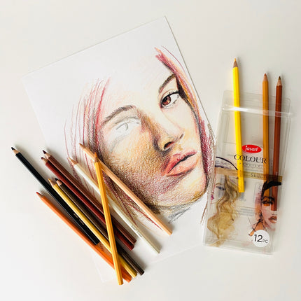 Jasart Trend Pencil Pack of 12 - Skin