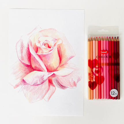 Jasart Trend Pencil Pack of 12 - Love