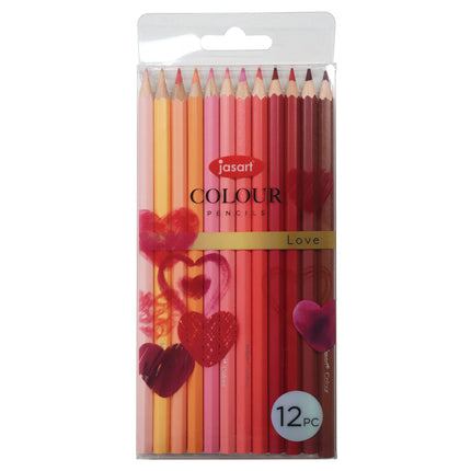 Jasart Trend Pencil Pack of 12 - Love