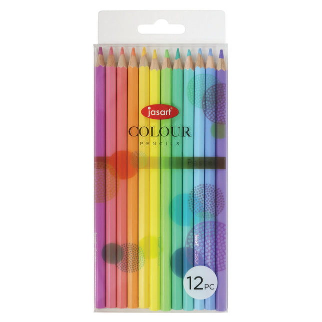 Jasart Trend Pencil Pack of 12 - Pastel