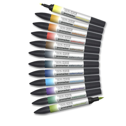 Winsor & Newton ProMarker Watercolour - Landscape Tones Set of 12