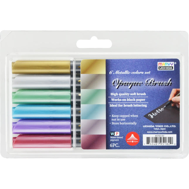 Marvy Opaque Brush Markers