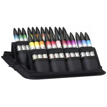 Winsor & Newton ProMarker Watercolour - Basic Tones Wallet of 24