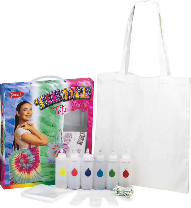 Jasart Tie Dye Kit 6 Colour - Tote Bag