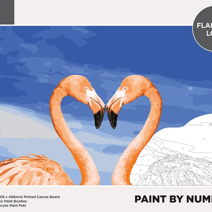 Reeves Paint By Numbers Kits - Flamingo Love