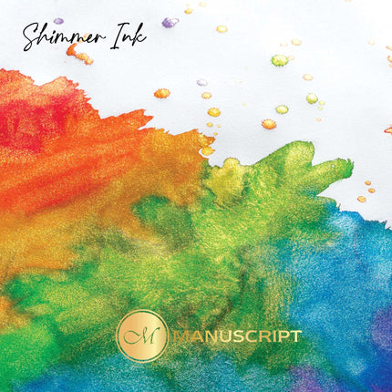 Manuscript Shimmering Inks - Set of 6 Rainbow