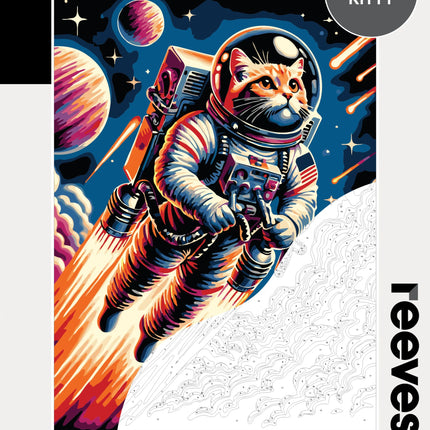 Reeves Paint By Numbers Kits - Astro Kitty
