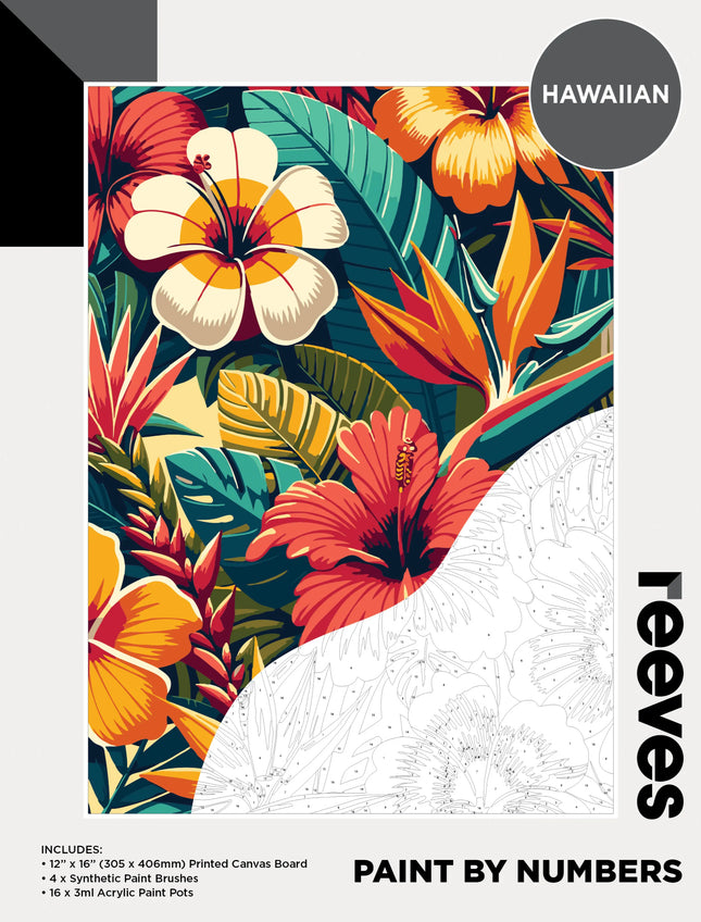 Reeves Paint By Numbers Kits - Hawaiian