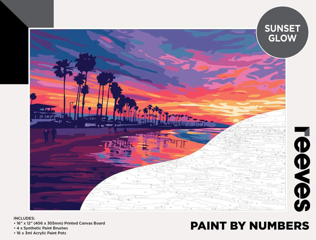 Reeves Paint By Numbers Kits - Sunset Glow