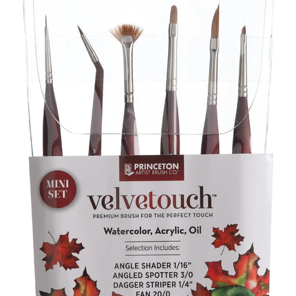Princeton Velvetouch Mini Brush Set