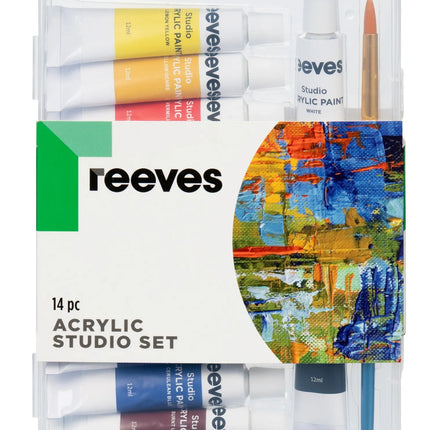 Reeves Acrylic Paint Art Set