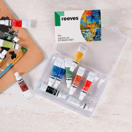 Reeves Acrylic Paint Art Set