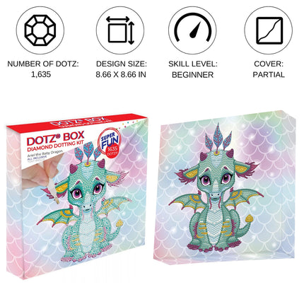 Diamond Dotz Quick Dotz Box - Ariel The Baby Dragon