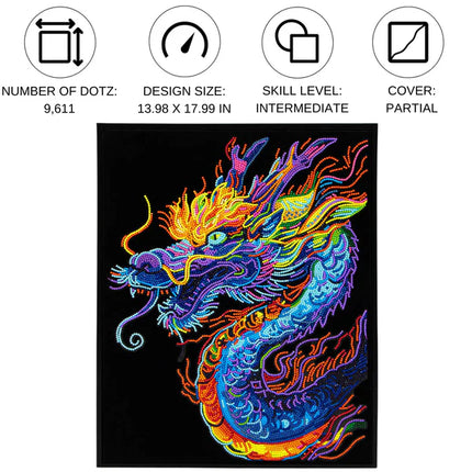 Diamond Dotz Neon Noir Kit - Dragon