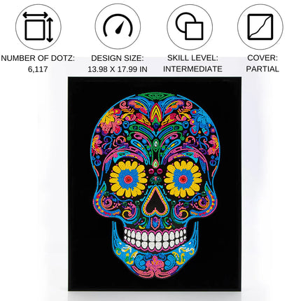 Diamond Dotz Neon Noir Kit - Sugar Skull