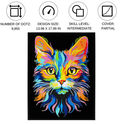 Diamond Dotz Neon Noir Kit - Cat