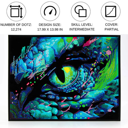 Diamond Dotz Neon Noir Kit - Dragon Eye
