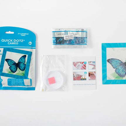 Diamond Dotz Quick Dotz Cameo - Blue Butterfly