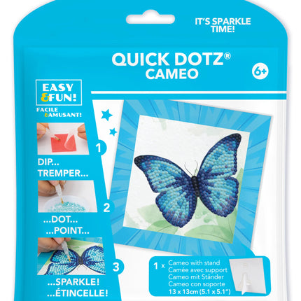 Diamond Dotz Quick Dotz Cameo - Blue Butterfly