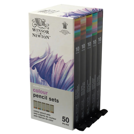 Winsor & Newton Studio Coloured Pencil Drawers - Set of 50