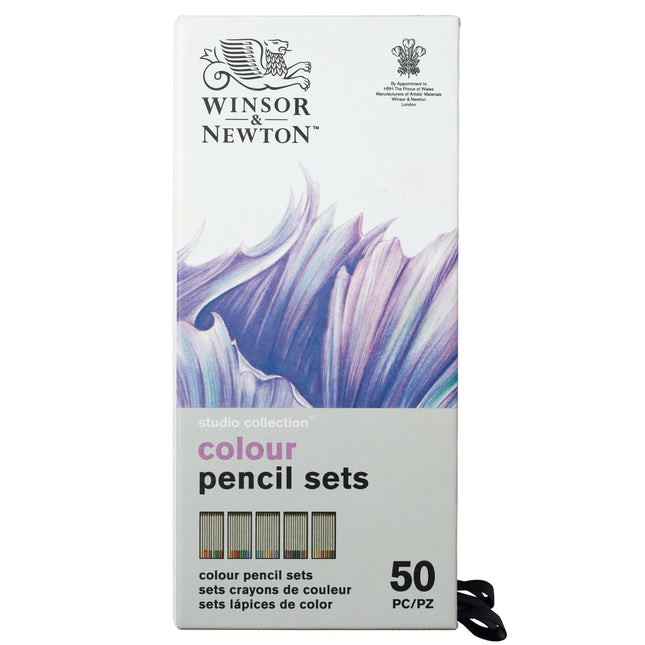 Winsor & Newton Studio Coloured Pencil Drawers - Set of 50