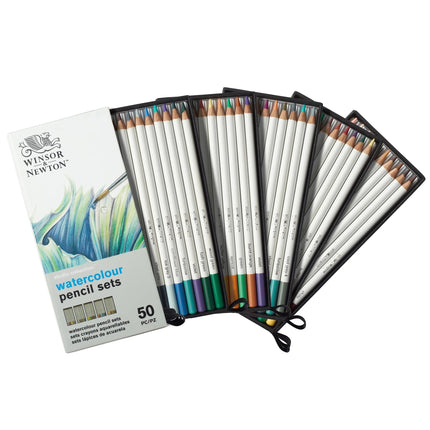 Winsor & Newton Studio Watercolour Pencil Drawers - Set of 50