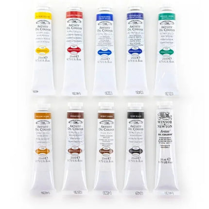 Winsor & Newton 21ml Artists' Oil Paints Set Of 10