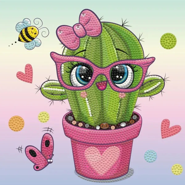 Diamond Dotz - Dotzies - Pretty In Pink Cactus