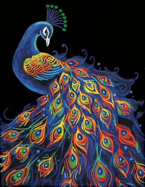 Diamond Dotz - Neon Noir - Peacock