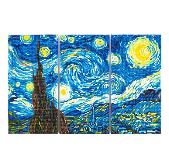 Diamond Dotz - Triptychs - Starry Night (Van Gogh)