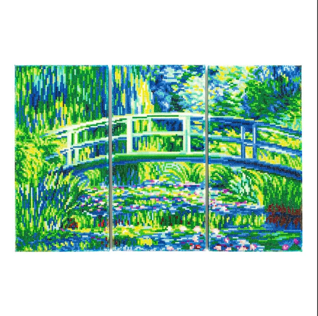 Diamond Dotz - Triptychs - Water Lilies (Monet)
