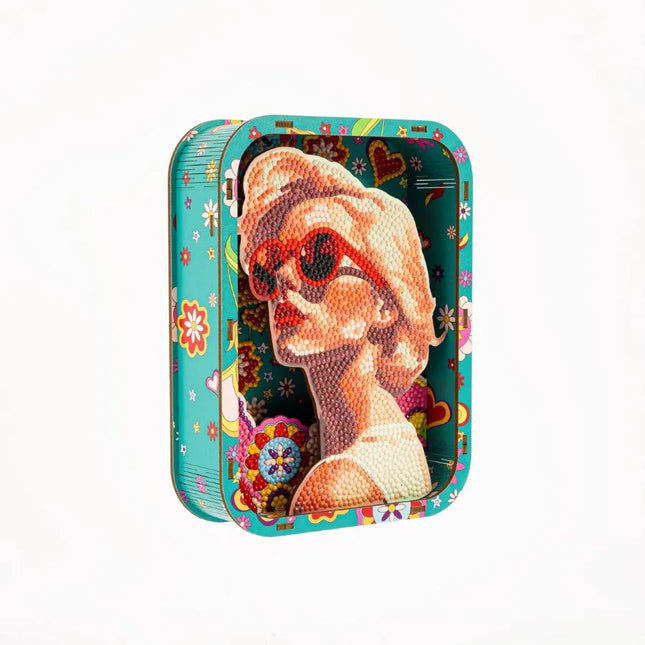 Diamond Dotz - Shadow Boxes - Retro Portrait