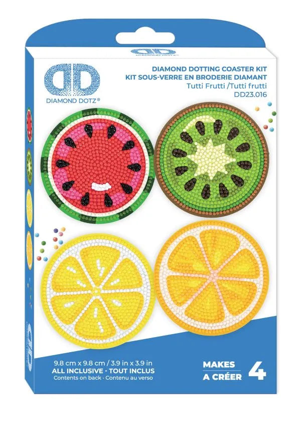 Diamond Dotz - Coasters - Tutti Fruitti