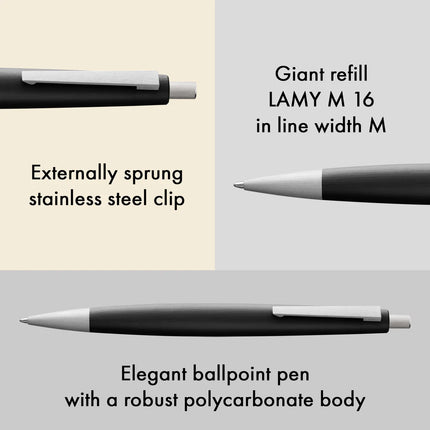 Lamy 2000 Ballpoint Pen - Black