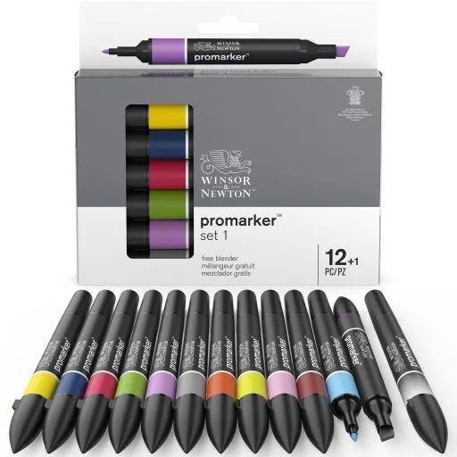 Winsor & Newton ProMarker - 12+1 Set
