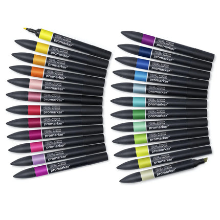 Winsor & Newton ProMarker - Student Designer Tones Wallet of 24