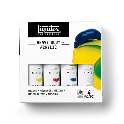 Liquitex Professional Heavy Body Acrylic Paints - Mixing Set 4 x 59ml