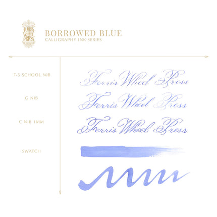 Ferris Wheel Press Calligraphy Ink - Borrowed Blue 28ml