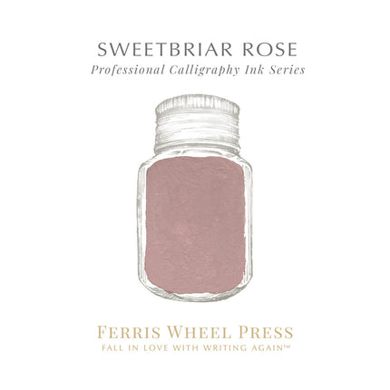 Ferris Wheel Press Calligraphy Ink - Sweetbriar Rose 28ml