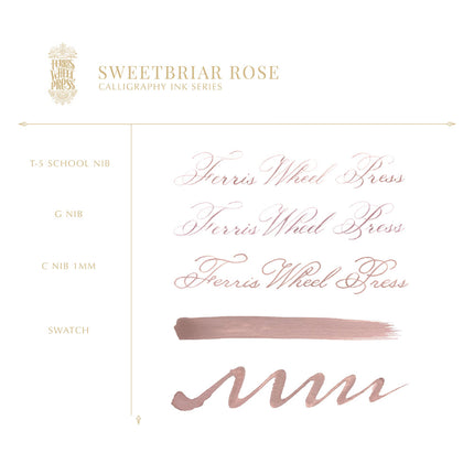 Ferris Wheel Press Calligraphy Ink - Sweetbriar Rose 28ml