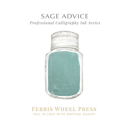 Ferris Wheel Press Calligraphy Ink - Sage Advice 28ml
