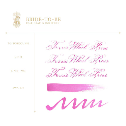 Ferris Wheel Press Calligraphy Ink - Bride To Be 28ml