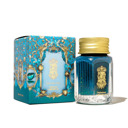 Ferris Wheel Press Calligraphy Ink - Teatime Teal 28ml
