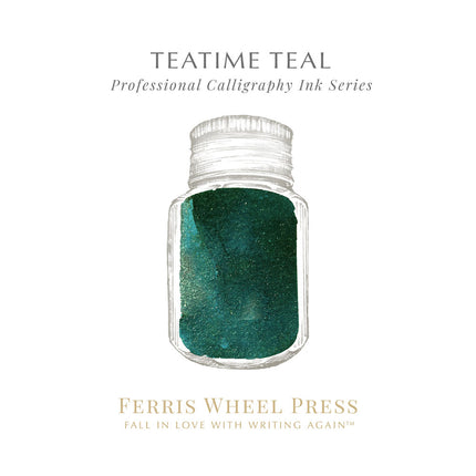 Ferris Wheel Press Calligraphy Ink - Teatime Teal 28ml