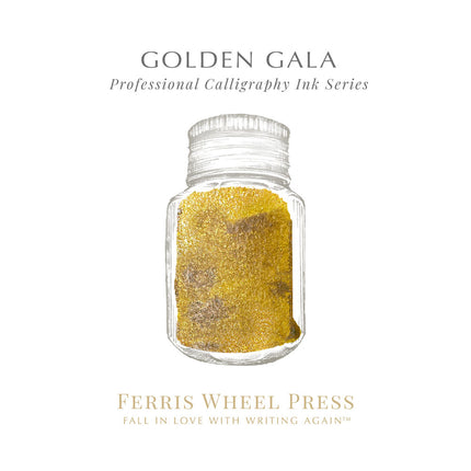 Ferris Wheel Press Calligraphy Ink - Golden Gala 28ml