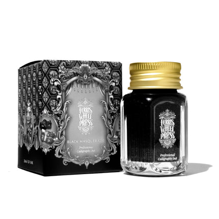 Ferris Wheel Press Calligraphy Ink - Black Masquerade 28ml