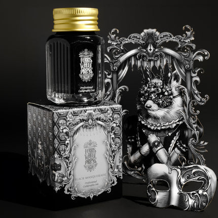 Ferris Wheel Press Calligraphy Ink - Black Masquerade 28ml