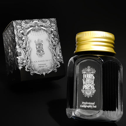 Ferris Wheel Press Calligraphy Ink - Black Masquerade 28ml