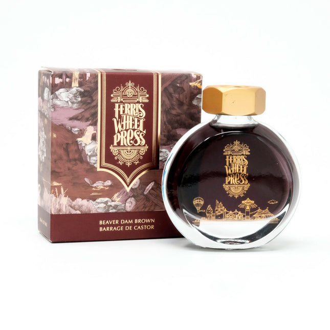 Ferris Wheel Press Fountain Pen Ink - Beaver Dam Brown